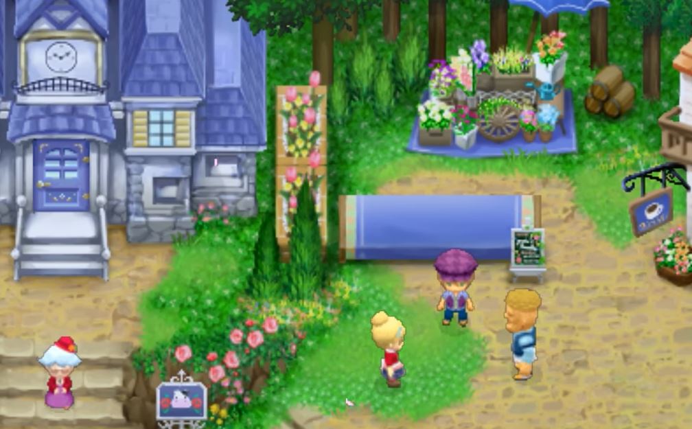 harvest moon 3d the tale of two towns town square