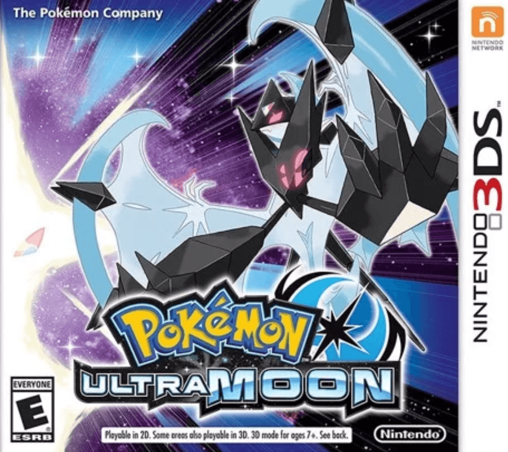 Pokemon Ultra Moon ROM Nintendo 3DS Cover.