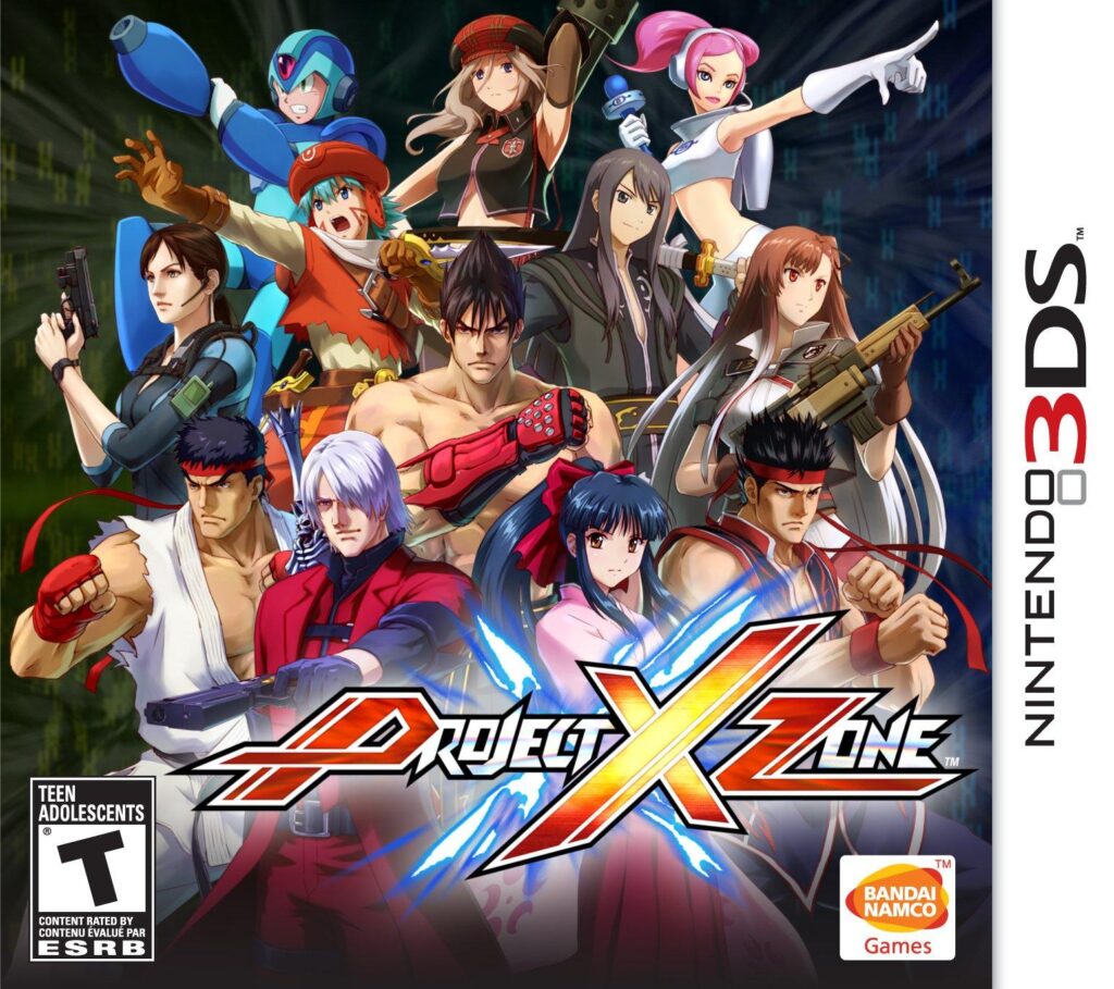 Project X Zone Nintendo 3DS Cover