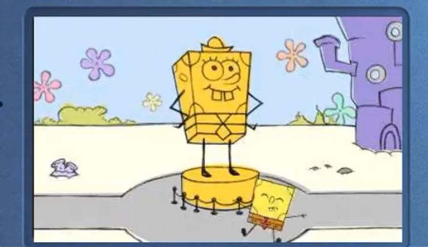 spongebob squigglepants scrub