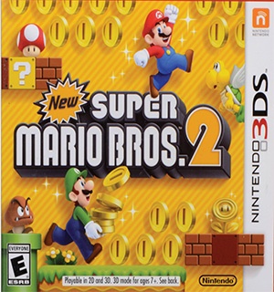 New Super Mario Bros. 2 Cover of Game for Nintendo 3DS.