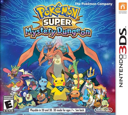 Pokemon Mystery Dungeon for Nintendo 3DS game cover photo.