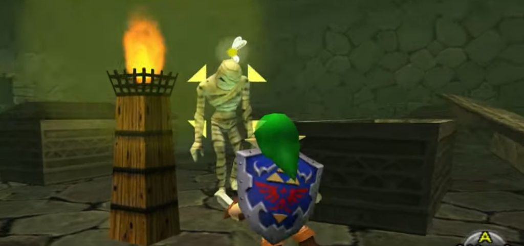 The Legend of Zelda: Ocarina of Time 3D mummy target mode