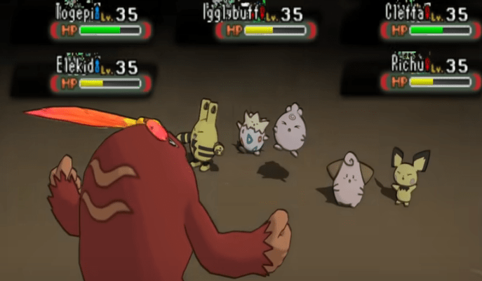 Pokémon Rutile Ruby and Star Sapphire - Togepi, Elekid, Jigglypuff, Cleffairy and Pichu take a massive hit in Star Sapphire
